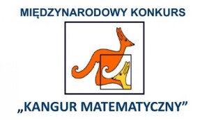 Logotyp konkursu Kangur Matematyczny z jego nazwą